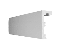 Garnýžová a maskovací lišta GAL 1, bílá, 100 x 40 x 2000 mm