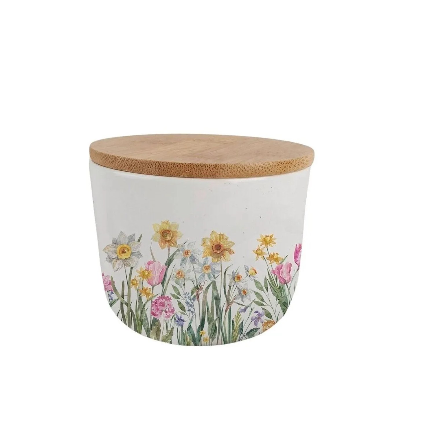 Boltze Kameninová dóza na potraviny s víkem Blossom 450 ml, různé druhy, 1 ks