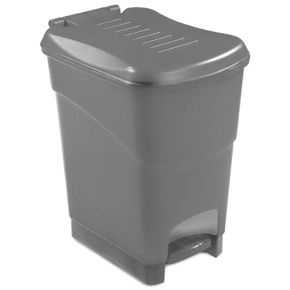 Kis Nášlapný koš Koral, šedý, 20 l