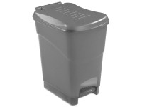 Kis Nášlapný koš Koral, šedý, 20 l