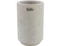 baliv Kelímek na zubní kartáčky, sv. šedý beton, pr. 7cm x 11 cm