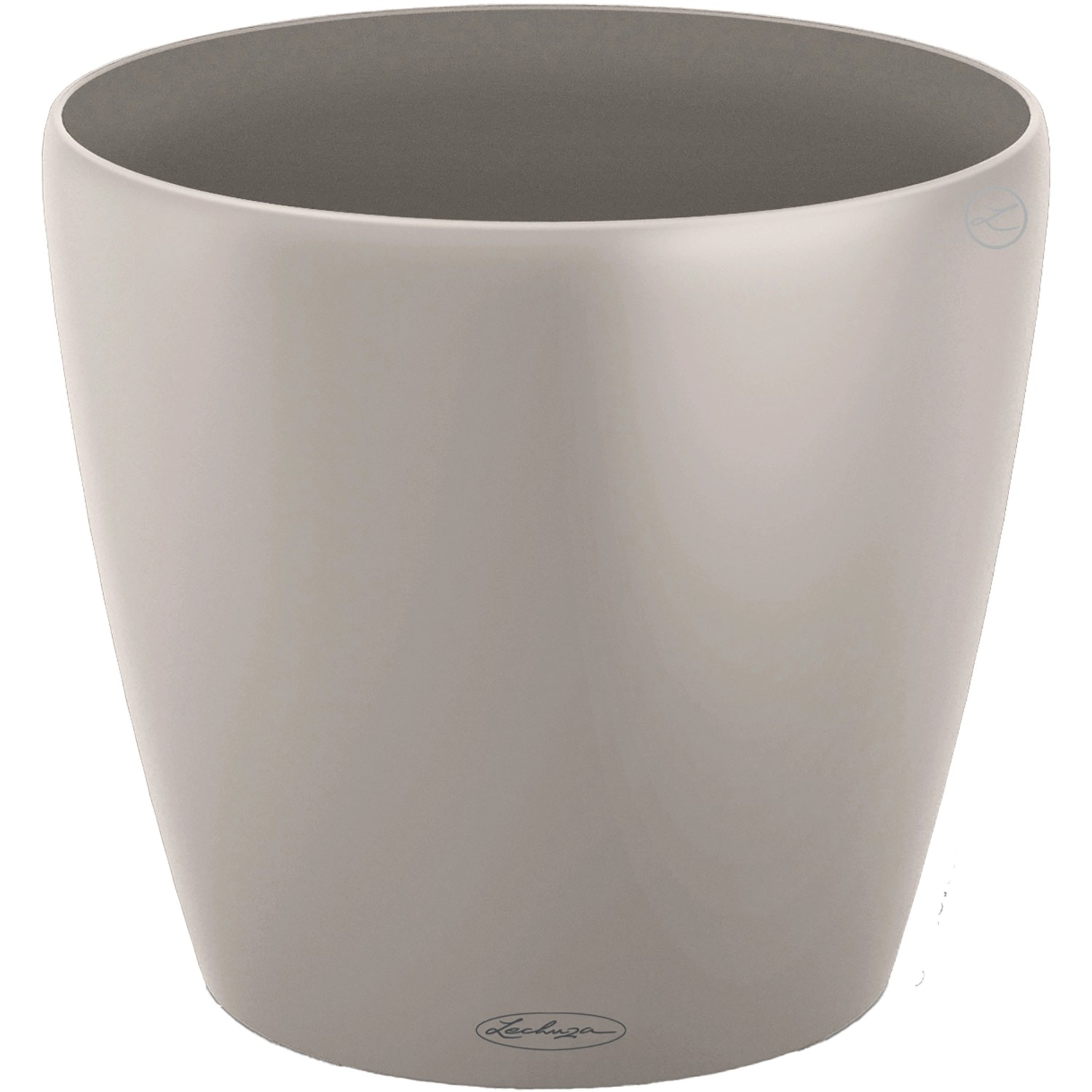 Lechuza Samozavlažovací květináč CLASSICO Color 60 písková hnědá, pr. 59 x 56 cm