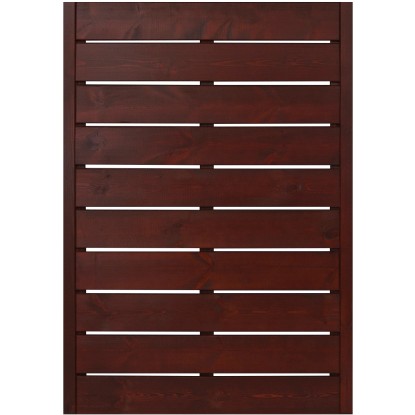 Poloviční prvek Faro hnědý lakovaný 130 cm x 90 cm