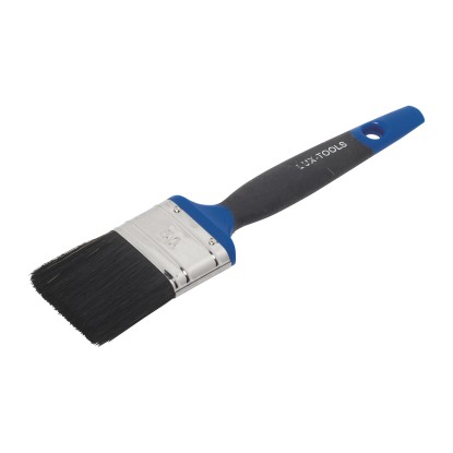 LUX-TOOLS Plochý štětec na laky se syntetickou pryskyřicí s rukojetí Softgrip 50