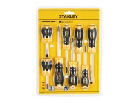 STANLEY Sada šroubováků CushionGrip + zkoušečka STHT16167-0, 8dílná