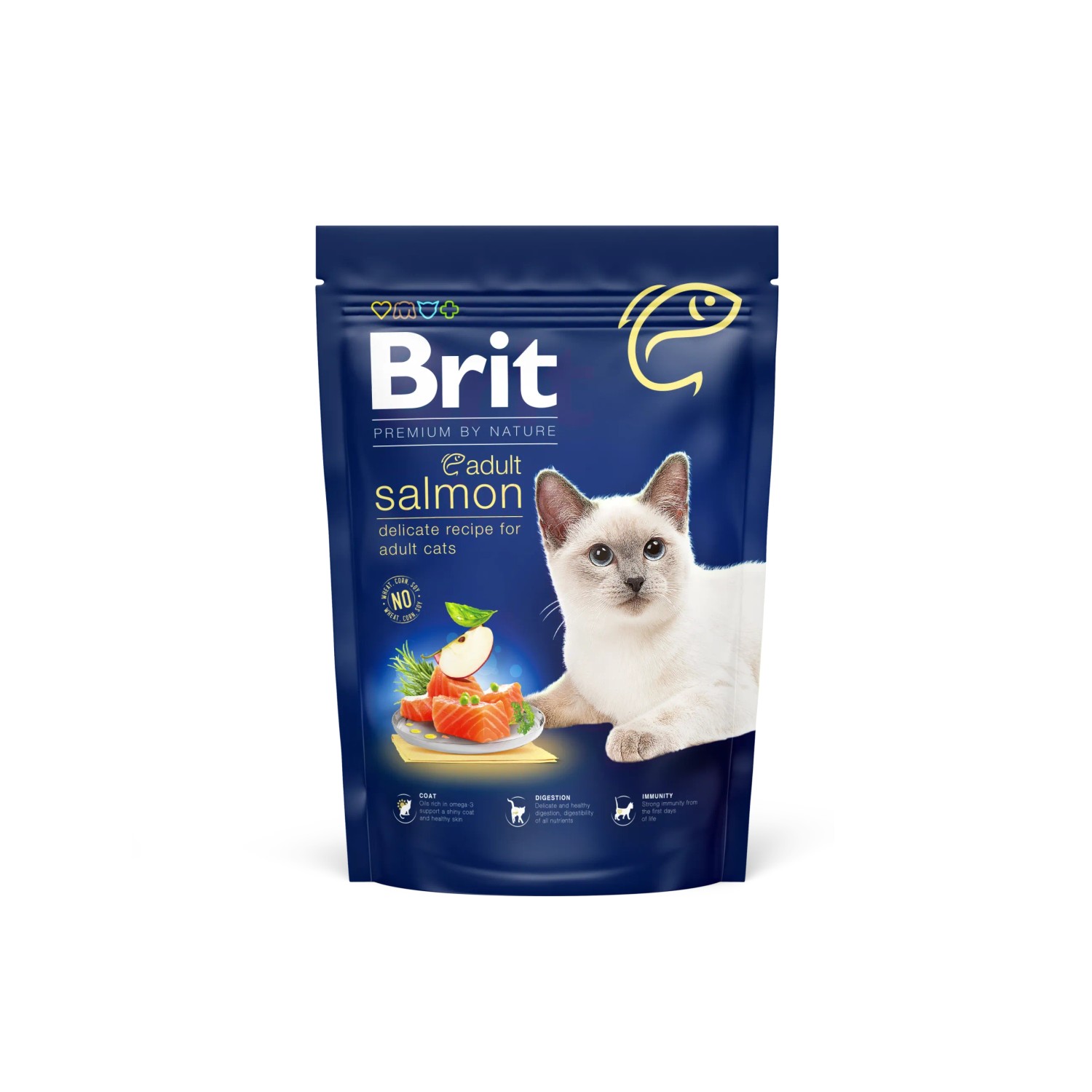 BRIT Premium by Nature Cat Adult Salmon 800 g