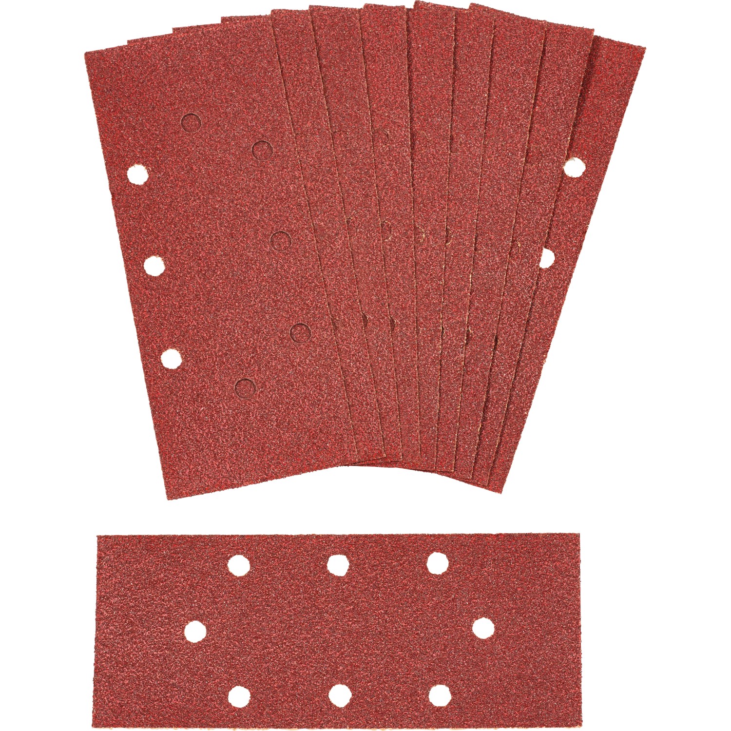 LUX Brusný papír Classic K180 uprostřed děrovaný, 10 ks, 93 x 230 mm
