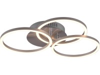 Trio Stropní LED svítidlo Circle 27 W matný nikl