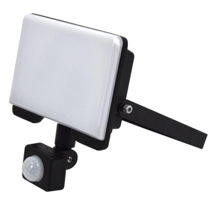 Düwi Bezrámový LED reflektor Aura s pohybovým senzorem 30W, 2700lm, 4000K, IP65