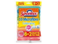 Spontex Utěrka z mikrovlákna sada 8+2 zdarma Spontex Utěrka z mikrovlákna sada 8+2 zdarma
