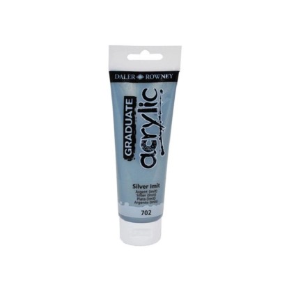 Daler Rowney Akrylová barva GRADUATE stříbrná, 120 ml
