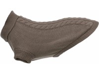 Trixie Svetr pro psy Kenton, šedohnědý, vel. XS: 27 cm
