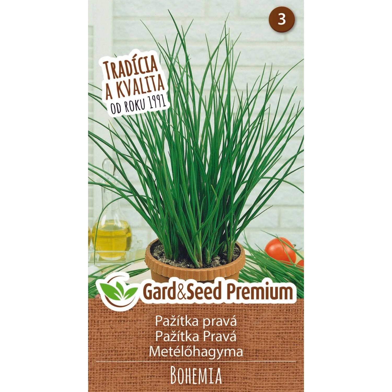 GardenSeed Premium Semínka Pažitka pravá Bohemia