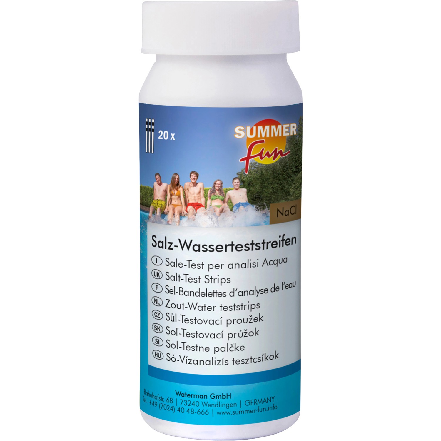 Summer Fun Testovací proužky sůl, 20 ks