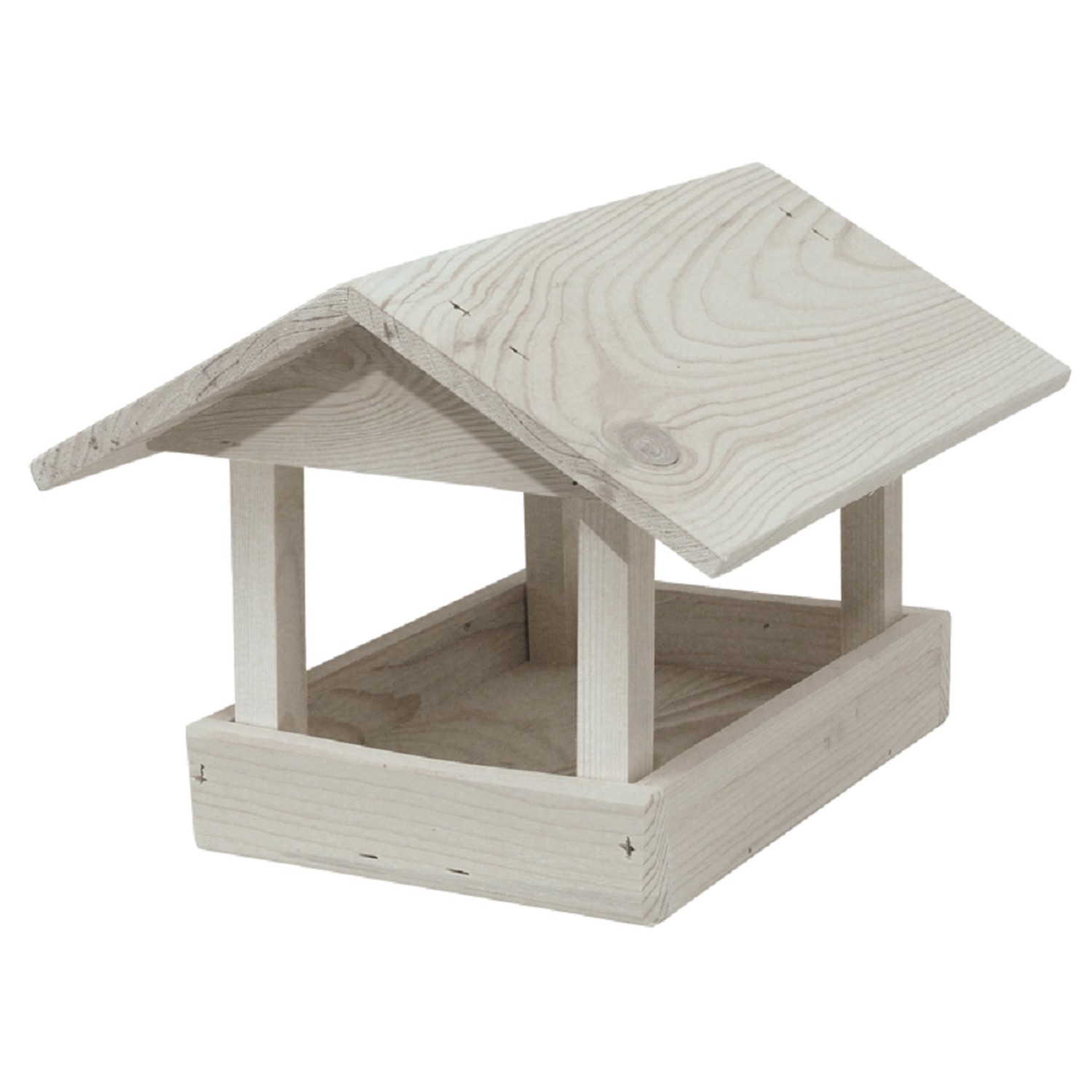 Krmítko Dřevěné krmítko šedé 21 x 27 x 29 cm