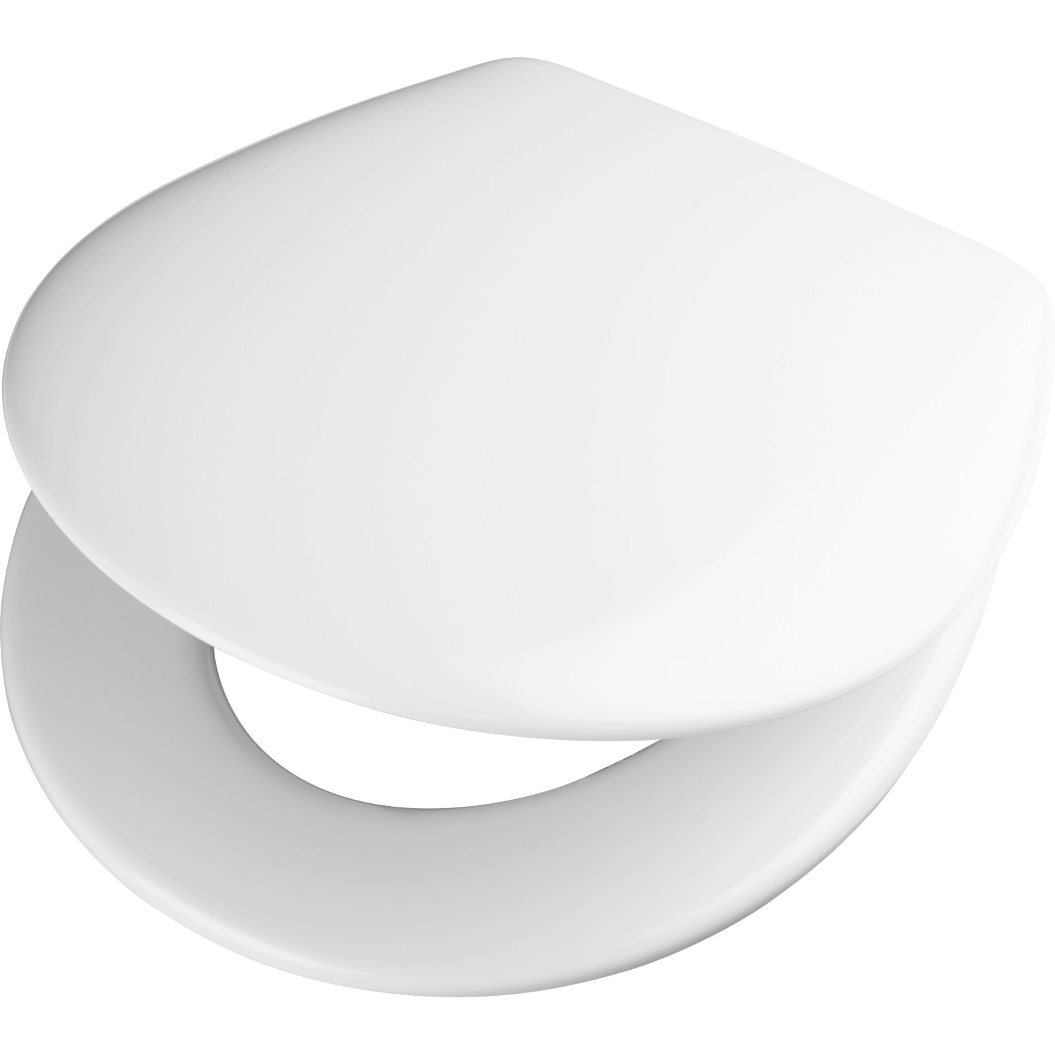 baliv WC sedátko Chusha, duroplast, SoftClose, plastové závěsy, bílá