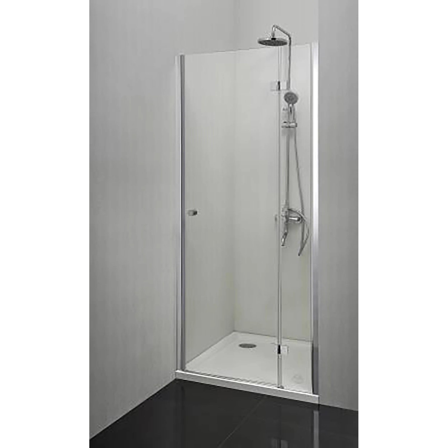 Sanotechnik Výkyvné sprchové dveře Smartflex D1291R, chrom, 87-89 x 195 cm, P
