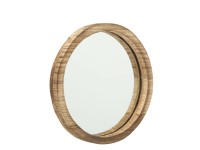 Boltze Home Zrcadlo Jones přirodní pr. 30 cm, 1 ks