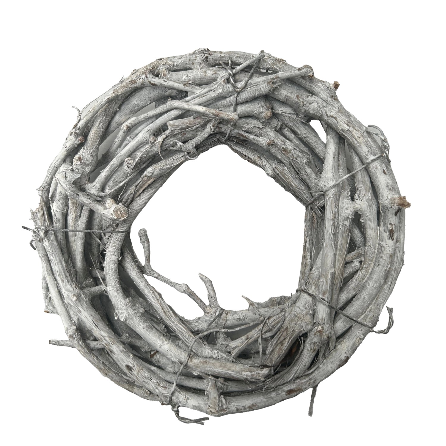 Mica Decorations Proutěný věnec bílý pr. 20 x 5 cm