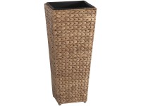 Gartenfreude Květináč z vodního hyacintu, přírodní, 28 x 28 x 60 cm