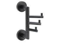 Bemeta Věšák DARK se 3 háčky otočný 55 x 190 x 135 mm