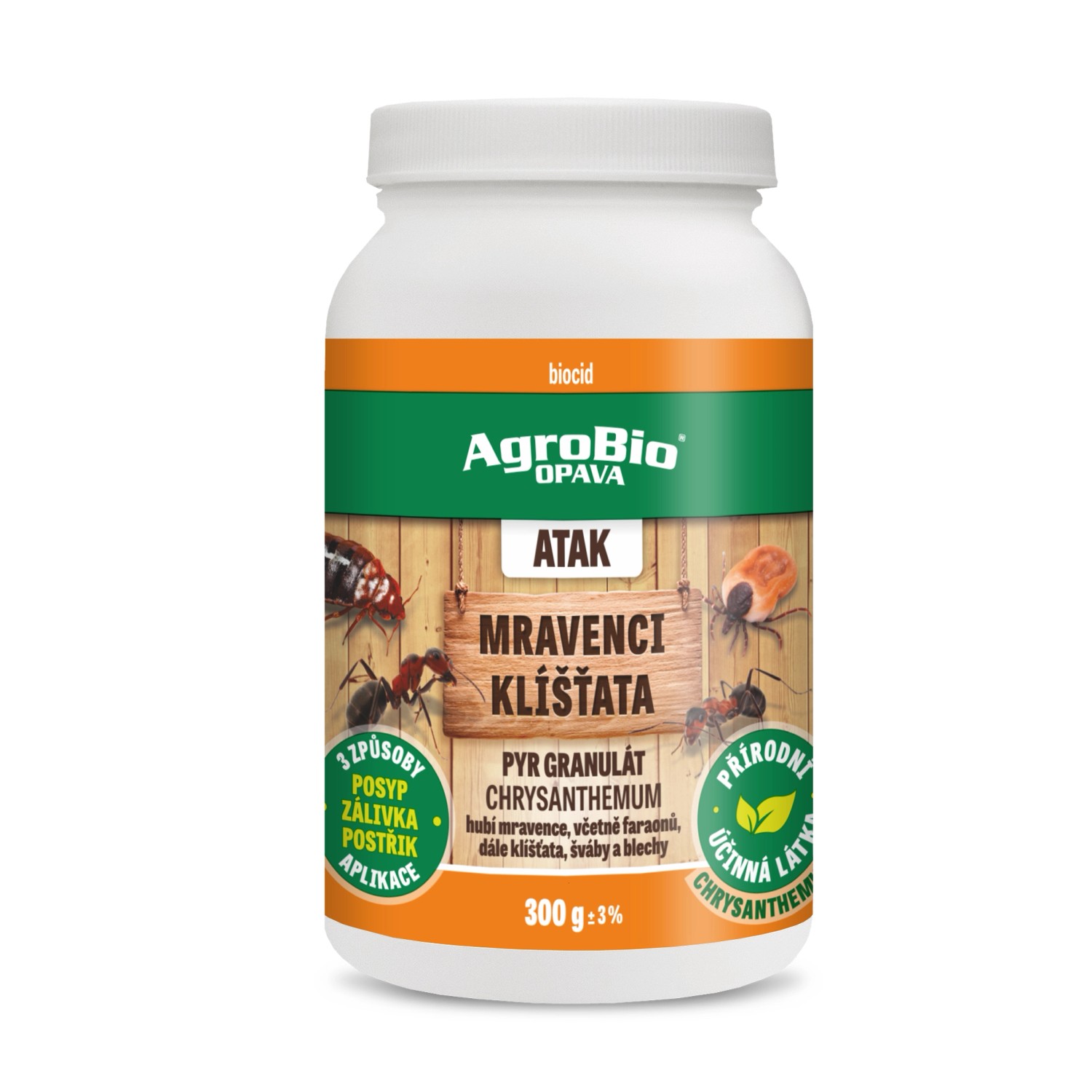 AgroBio ATAK PYR Granulát Chrysanthemum 100 g