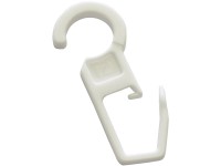 Gardinia Háček na záclony Lugano, bílá, 10 ks