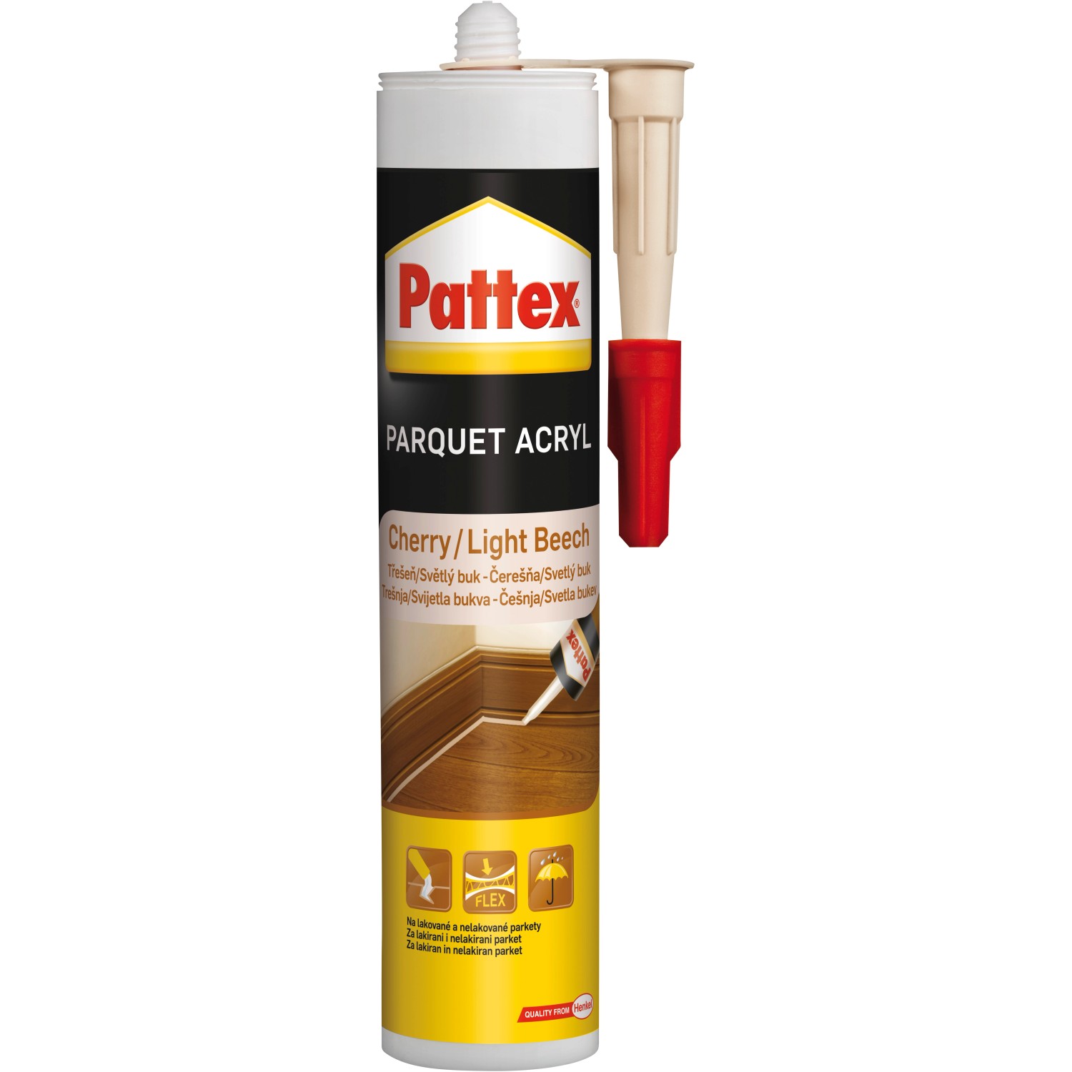 Pattex Parketový tmel třešeň/světlý buk, 310 ml