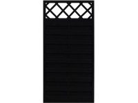 Plotový prvek Country lakovaný antracitový 180 x 90 cm