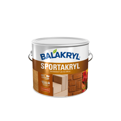 BALAKRYL Interiérový lak na dřevo Sportakryl lesklý 2,5 kg