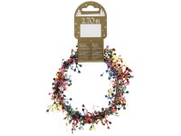 GEROMA Girlanda s malými hvězdičkami fóliová/drátěná různé barvy 270 cm