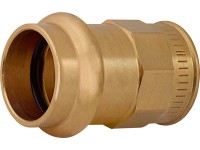 Přechodový nátrubek červený bronz, pr. 22 mm x 18,6 mm (Rp 1/2), 1 ks Přechodový nátrubek červený bronz, pr. 22 mm x 18,6 mm (Rp 1/2), 1 ks