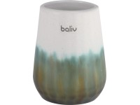 baliv Moss Green trend Kelímek na zubní kartáčky, zelený keramický, 107 x 83 mm