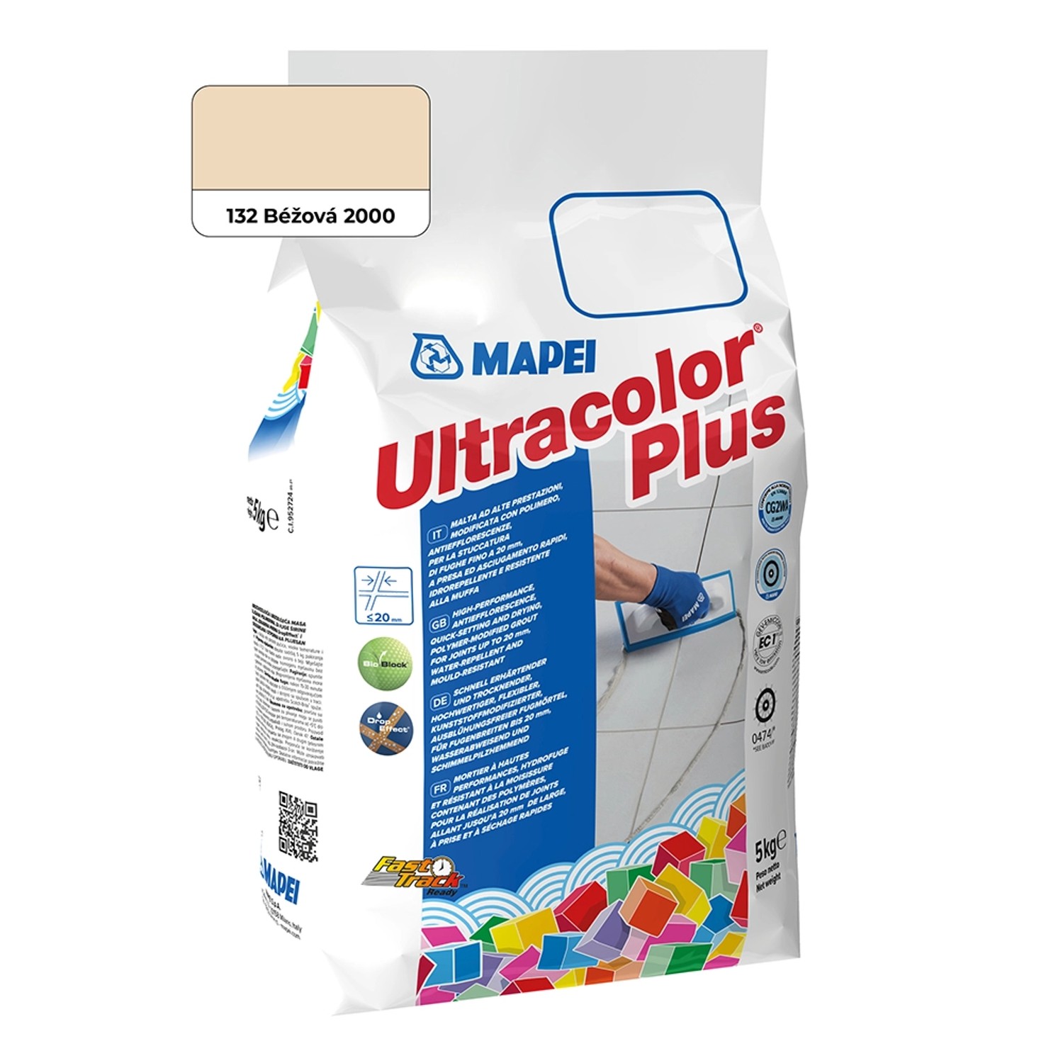 Mapei Spárovací hmota Ultracolor Plus 5 kg, 132 béžová