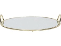 Zrcadlový podnos Modern Antique zlatý