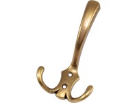 Hettich Nástěnný háček na kabáty Classic 1, zinek pomosazený b., 77 x 125 x 75mm Hettich Nástěnný háček na kabáty Classic 1, zinek pomosazený b., 77 x 125 x 75mm