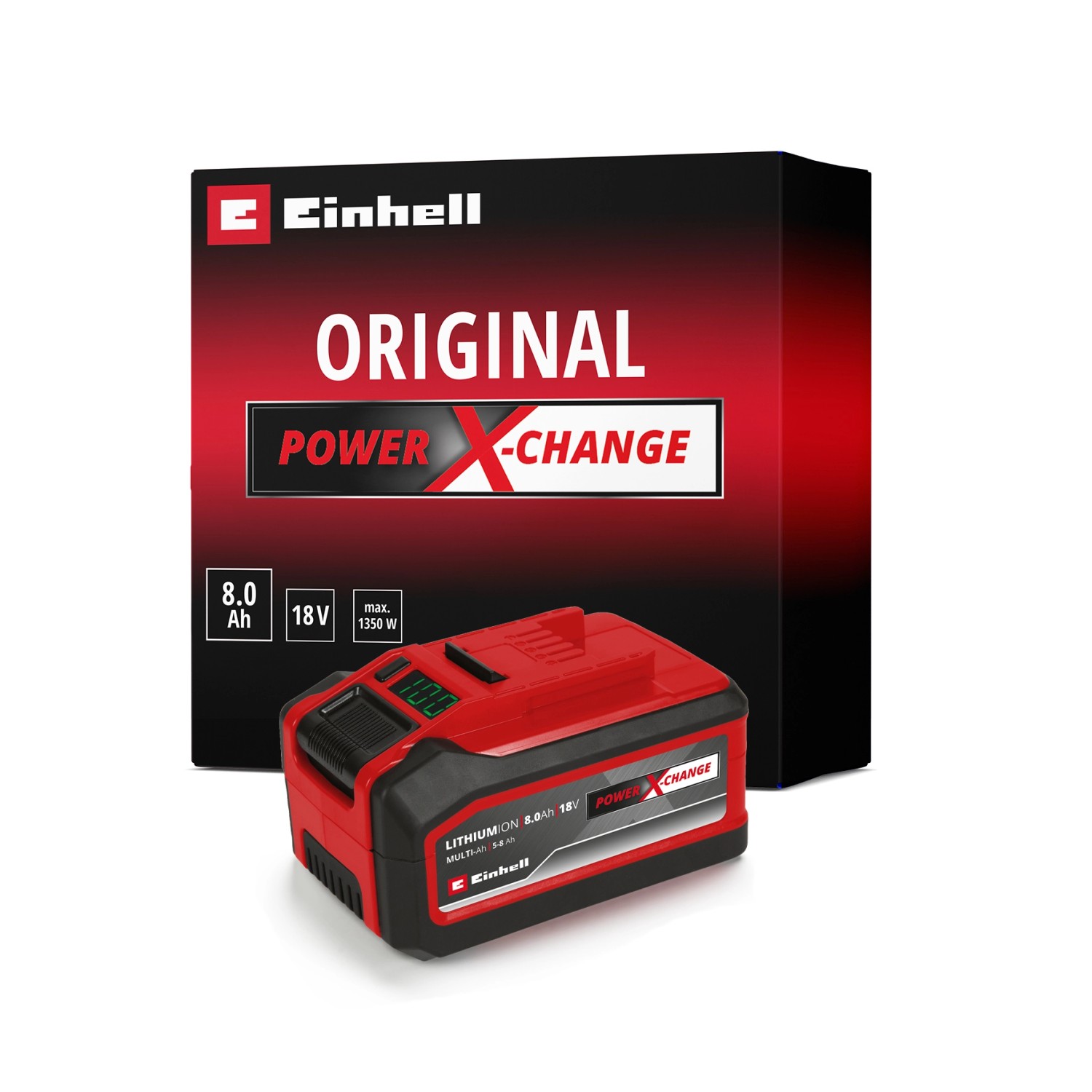 Einhell 4511600 Power X-Change 18V 5,0-8,0 Ah Multi-Ah PXC Plus