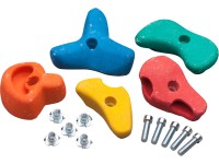 SwingKing Velké lezecké chyty, kompozit, různé barvy, 5 ks