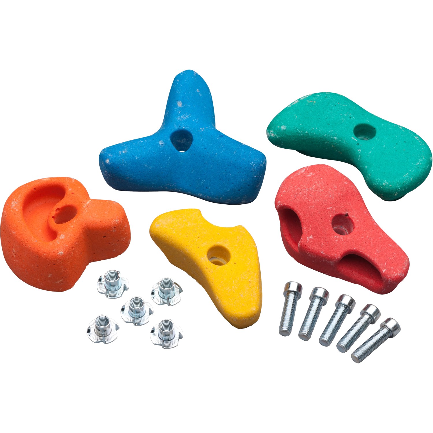 SwingKing Velké lezecké chyty, kompozit, různé barvy, 5 ks