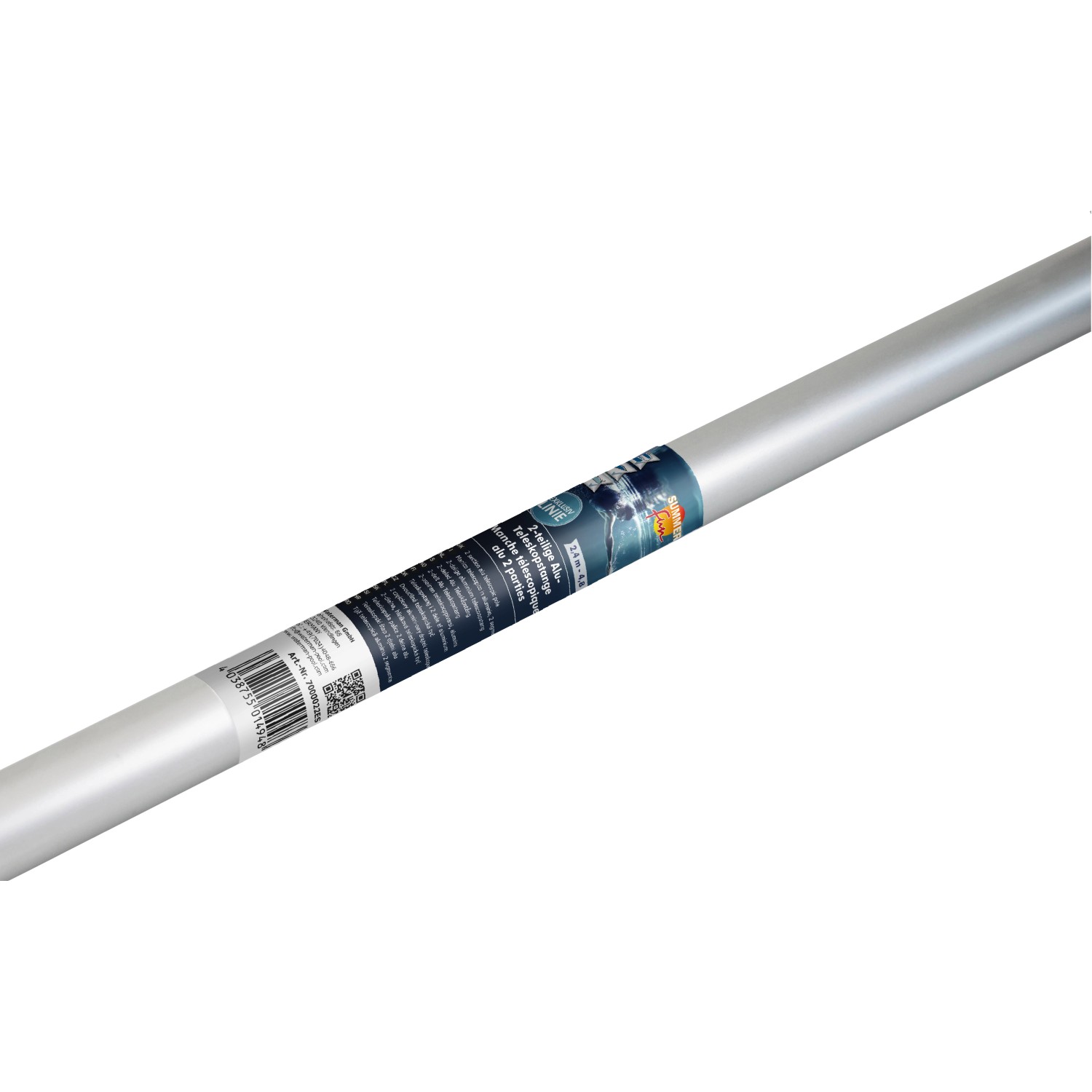 Summer Fun Profesionální 2dílná teleskopická tyč 2,40-4,80 m