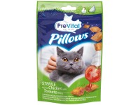 PreVital Pillows Polštářky pro ster. kočky bohaté na kuře. s rajčat. náplní 60 g