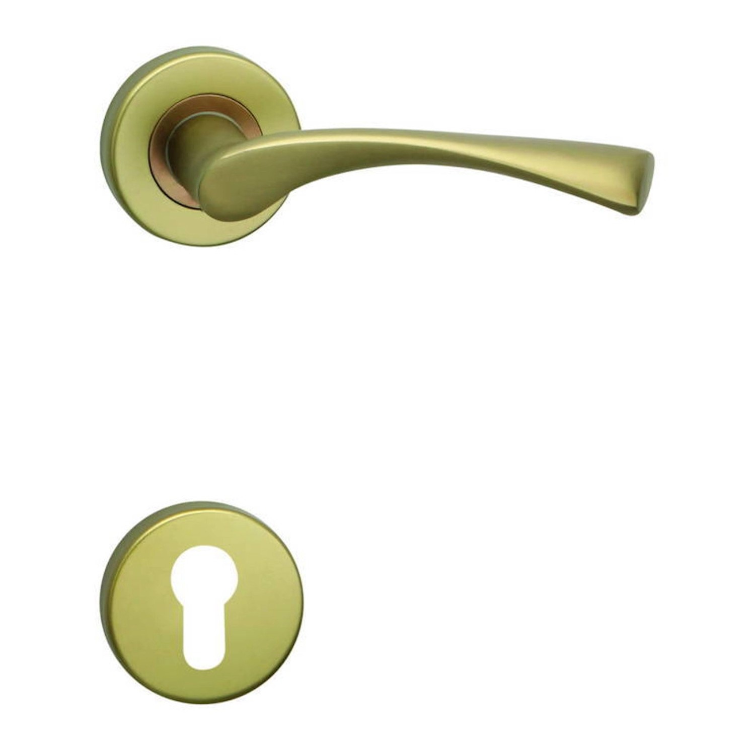 Cobra Rozetové dveřní kování GIUSSY-R PZ, bronzový elox