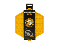 Kiwi Walker Lízací podložka pro psy a kočky HEXA MAXI, oranžová, 240 x 210 mm