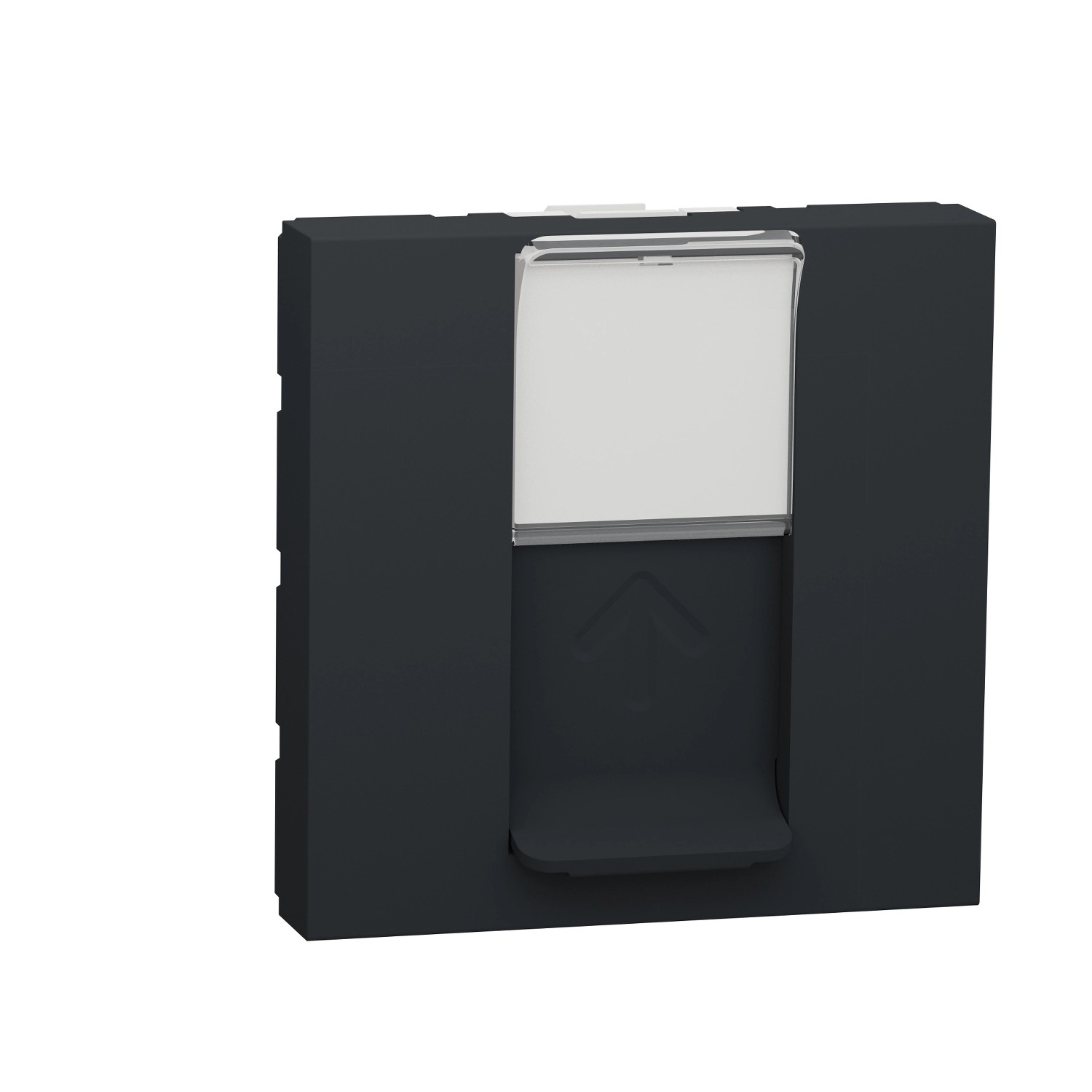 Zásuvka datová Schneider Electric Unica Nová CAT6 1× RJ45 2 moduly antracit