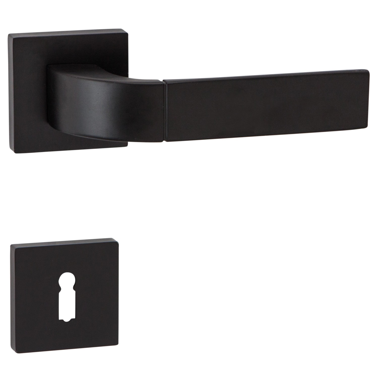 COBRA Rozetové dveřní kování VERA-S BB černá