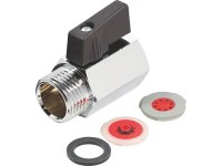 Stopventil úsporný na sprchovou hadici chrom 1/2 Stopventil úsporný na sprchovou hadici chrom 1/2