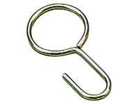 Gardinia Háček na lankovou soupravu nikl, 20 ks