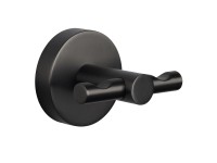 tesa Dvojitý háček na oděvy Moon, grafitová, 50 x 65 x 53 mm