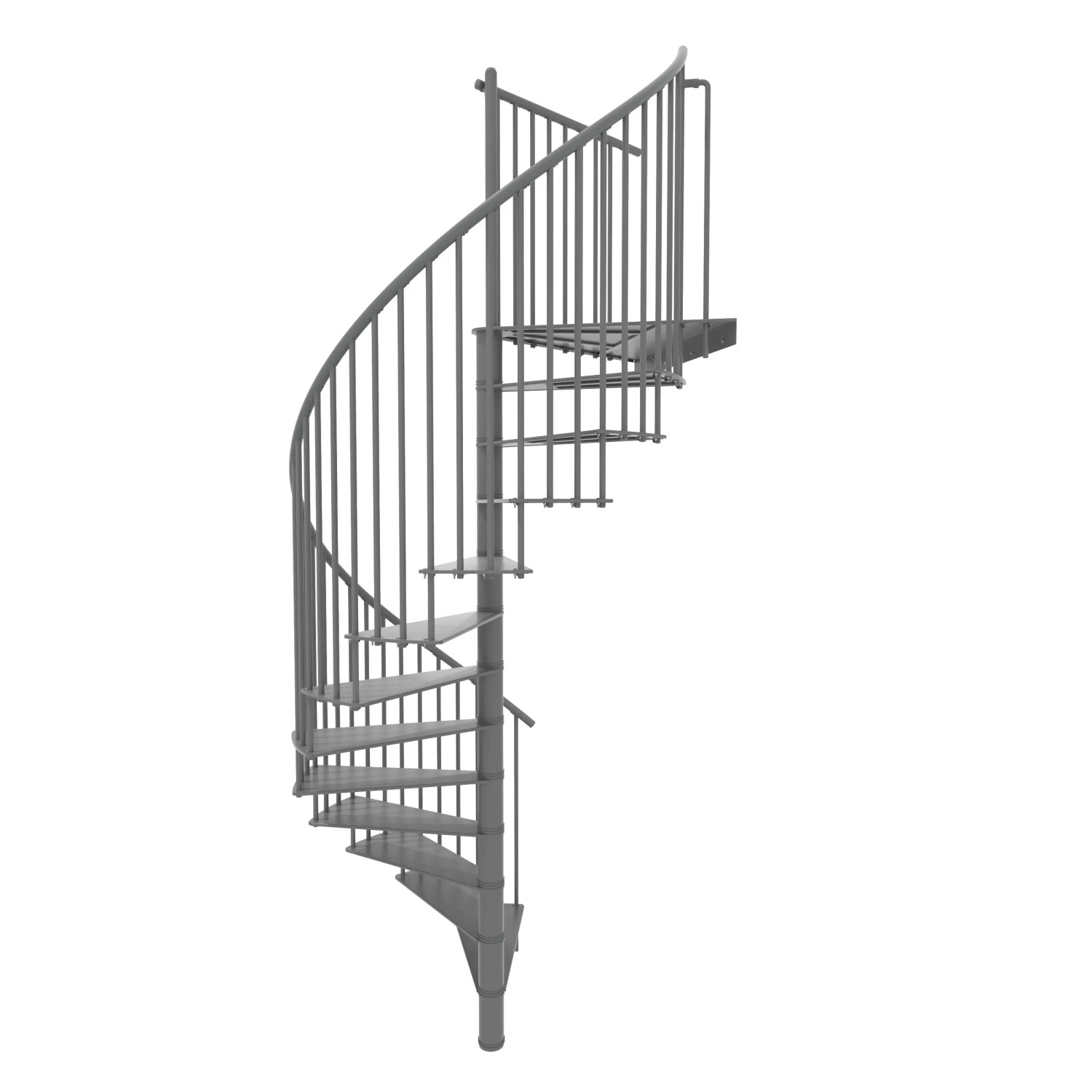 Minka STAIRS Kovové točité schodiště Portofino šedé pr. 160 cm