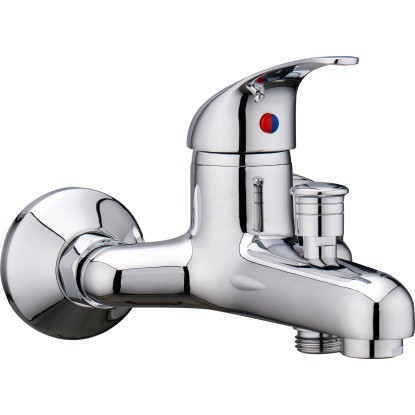 Nástěnná páková vanová baterie Secchia chromovaná  rozteč 100 mm